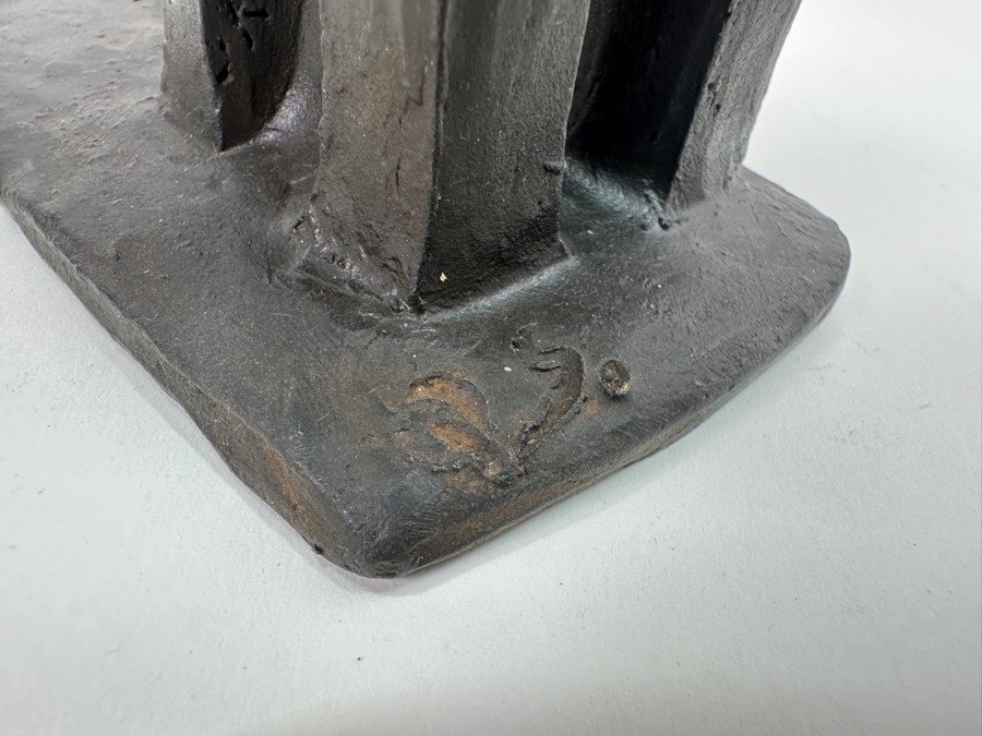 Quagliotti (Italian) Bronze Ballerina Sculpture Signed And Titled 'Il Riposo Della Ballerina' (The Ballerina's Rest) Numbered 94 Of 100 With La Spirale 2000 Gallery Brochure 6W X 4D X 9.5H [Photo 21]