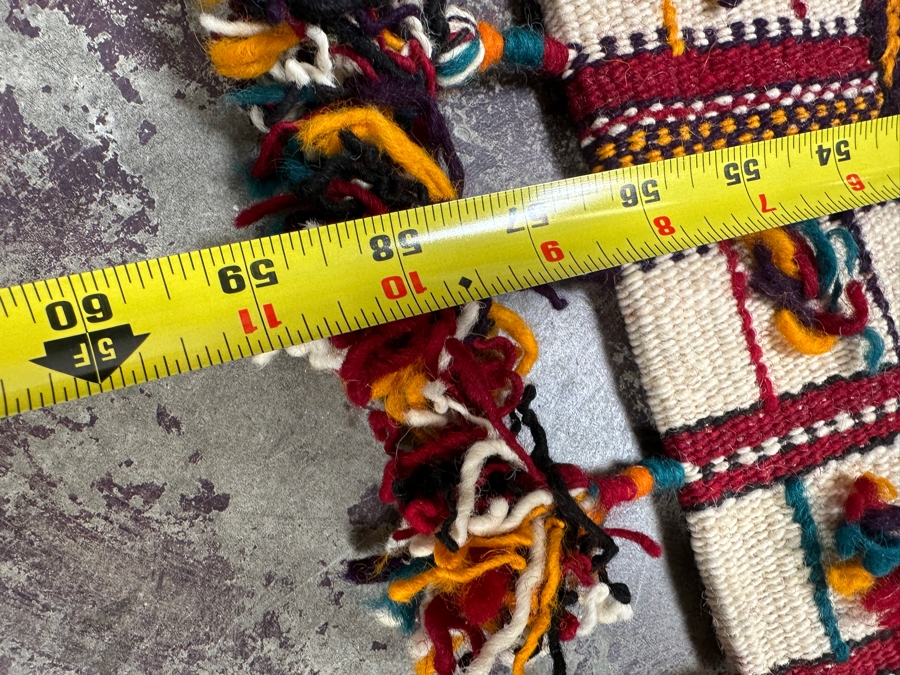 Handmade Wool Persian Saddle Bag 17.5 X 59 [Photo 6]