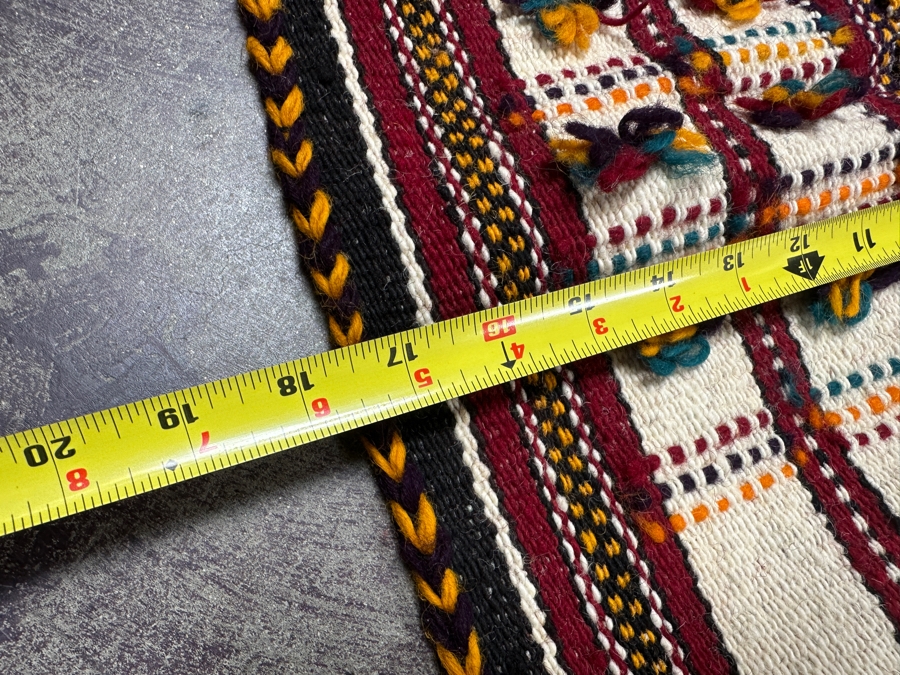 Handmade Wool Persian Saddle Bag 17.5 X 59 [Photo 5]