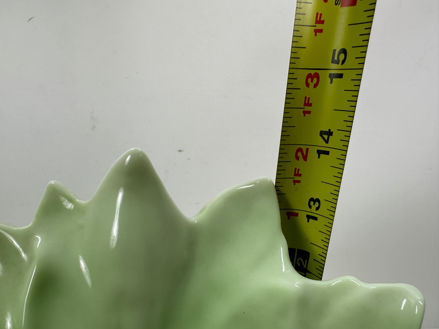 Franz Collection Jungle Beauties Safari Leopard Porcelain Vase (Top Of One Of The Tree Branches Has Been Repaired - See Photos) 14H Retails $1,180 [Photo 19]