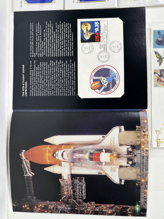 Collection Of First Day Covers Stamps: Clemente, Nolan Ryan 23k Gold, Space Shuttle, Cabrillo, Presidents & Others  [Photo 13]