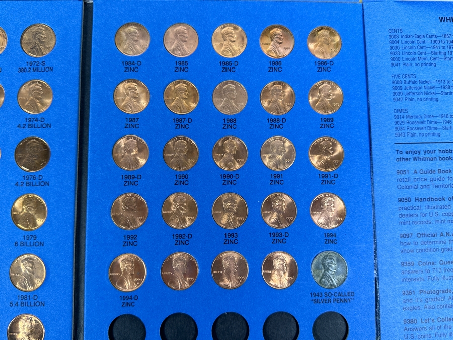 Lincoln Penny Collection: Two Framed Sets And Three Lincoln Head Cent Collection Books [Photo 22]