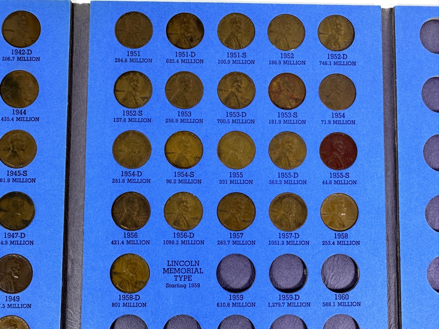 Lincoln Penny Collection: Two Framed Sets And Three Lincoln Head Cent Collection Books [Photo 14]