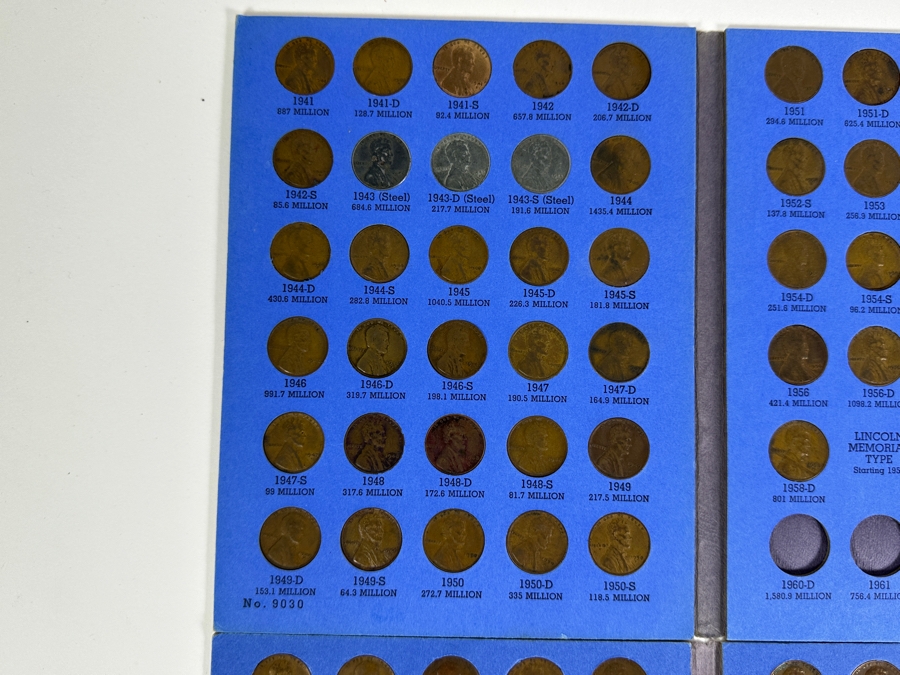 Lincoln Penny Collection: Two Framed Sets And Three Lincoln Head Cent Collection Books [Photo 10]