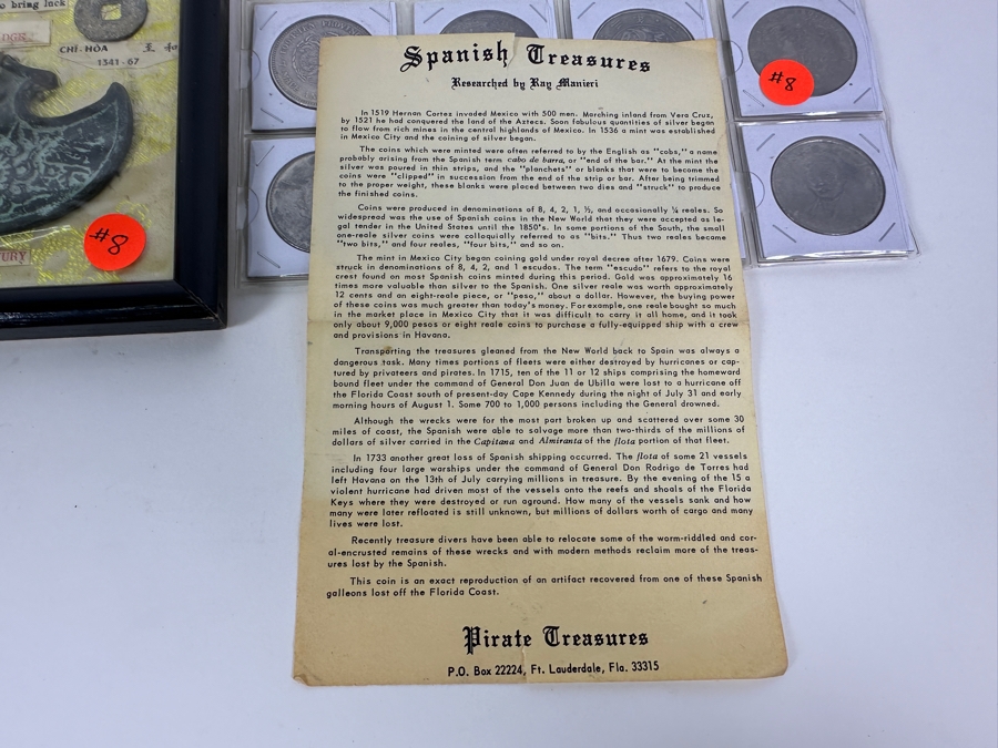 Collection Of Odd, Curious, Replica Shipwreck Coins, Foreign Coins [Photo 23]