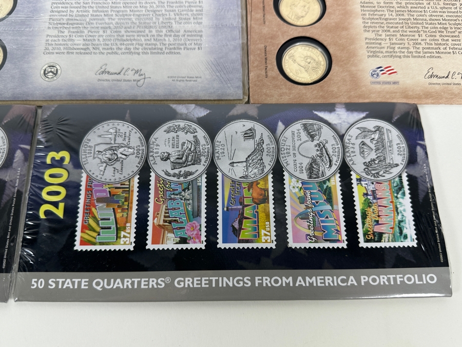 U.S. Mint Presidential Dollars & Statehood Quarters 19 Pieces [Photo 3]