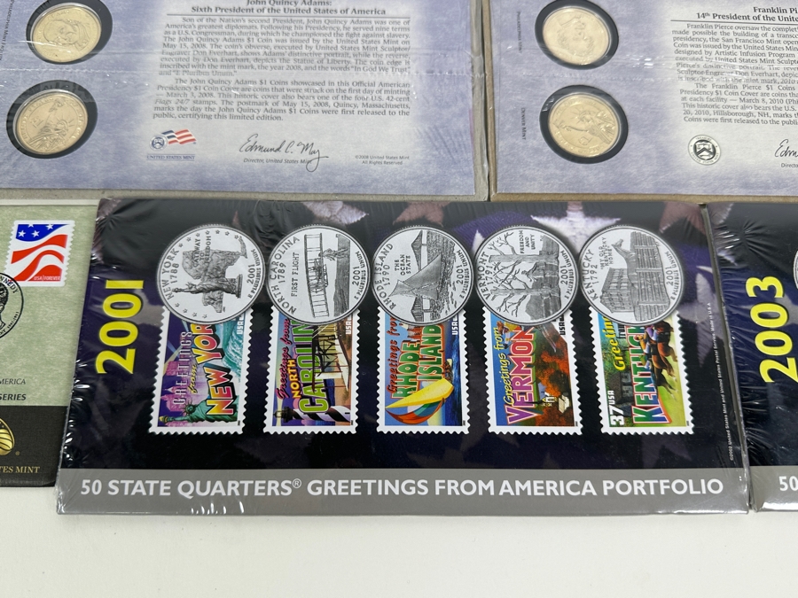 U.S. Mint Presidential Dollars & Statehood Quarters 19 Pieces [Photo 2]