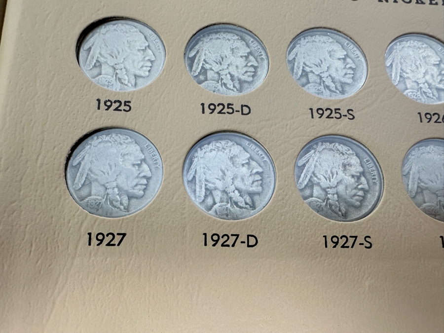 Buffalo Nickel Collection In Dansco Album - 2 Sheets - Mostly Complete  [Photo 13]