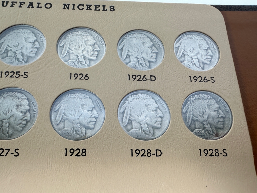 Buffalo Nickel Collection In Dansco Album - 2 Sheets - Mostly Complete  [Photo 14]