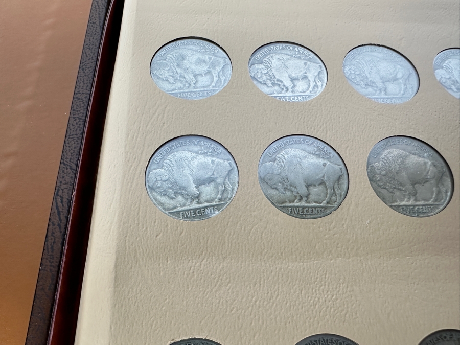 Buffalo Nickel Collection In Dansco Album - 2 Sheets - Mostly Complete  [Photo 21]
