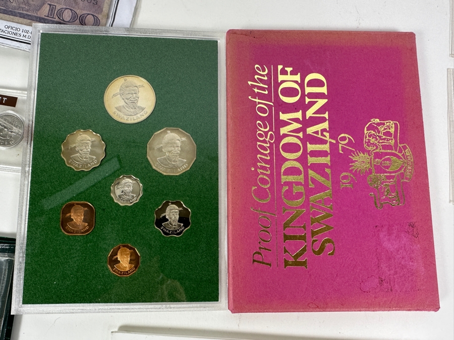 Ten Foreign Coin Sets: New Zealand, Ireland, England, Swaziland, Mexico, Canada, Euro Nations [Photo 10]