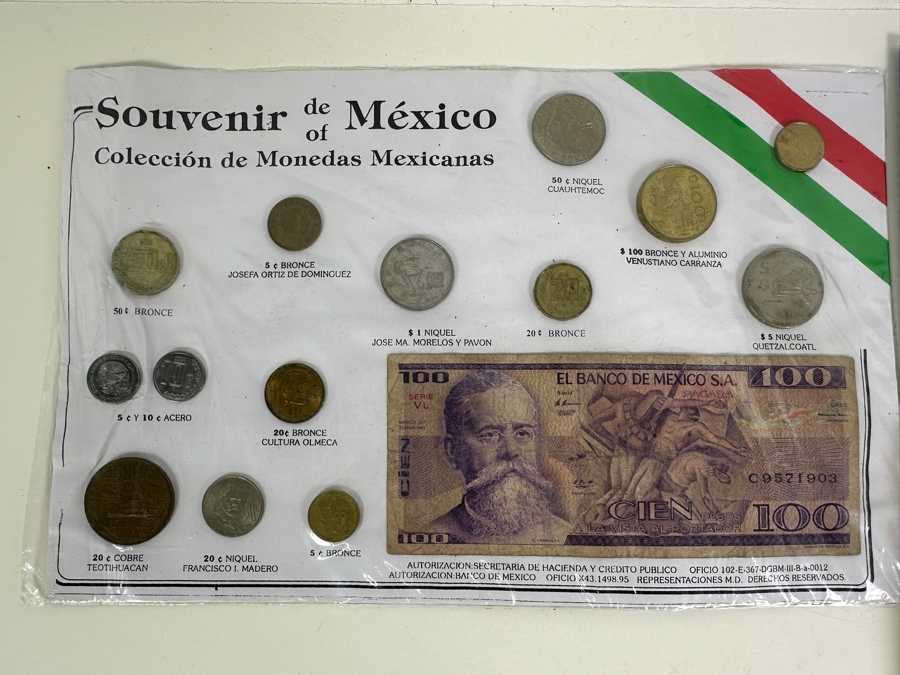 Ten Foreign Coin Sets: New Zealand, Ireland, England, Swaziland, Mexico, Canada, Euro Nations [Photo 8]