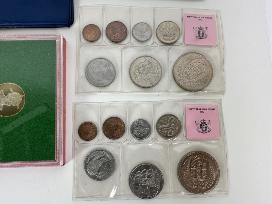 Ten Foreign Coin Sets: New Zealand, Ireland, England, Swaziland, Mexico, Canada, Euro Nations [Photo 7]