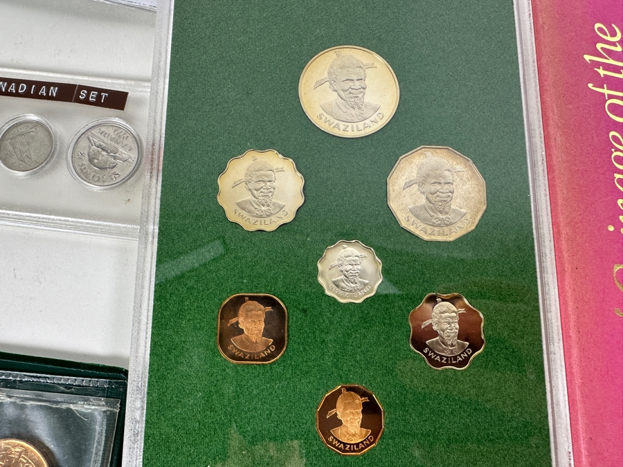 Ten Foreign Coin Sets: New Zealand, Ireland, England, Swaziland, Mexico, Canada, Euro Nations [Photo 11]