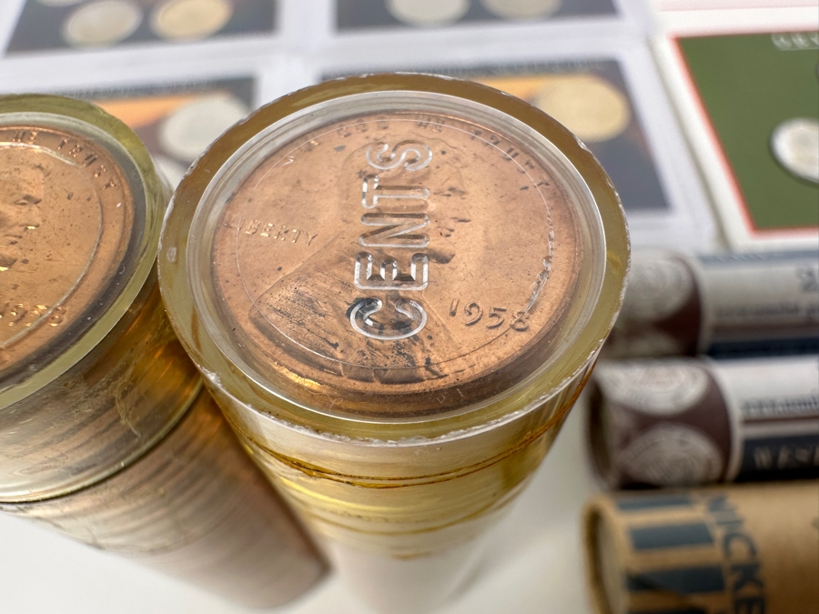 Nickel & Penny Sets, Proofs & Uncirculated Rolls (37 Pieces) [Photo 9]