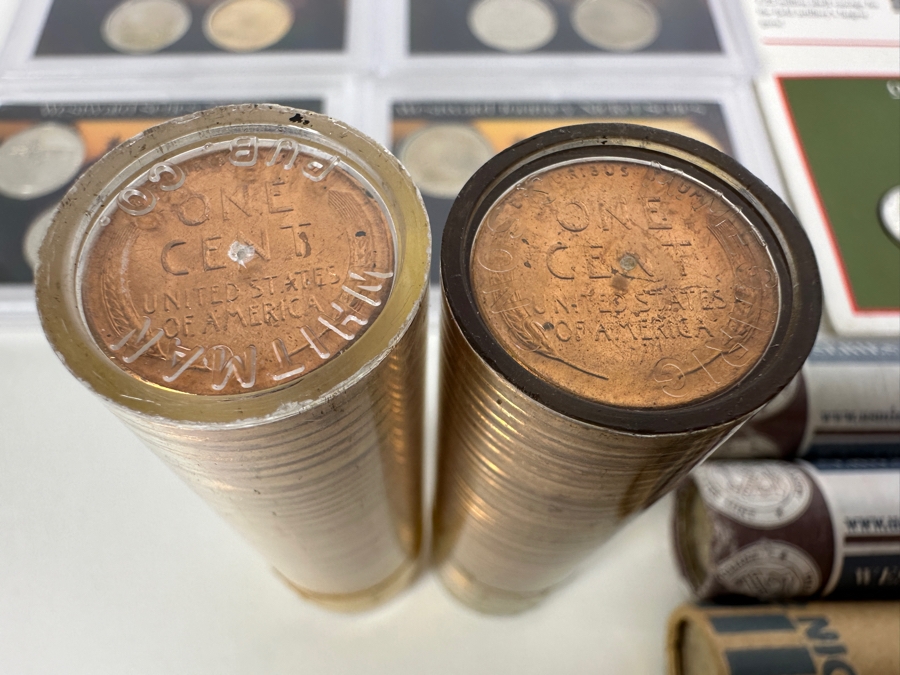 Nickel & Penny Sets, Proofs & Uncirculated Rolls (37 Pieces) [Photo 7]