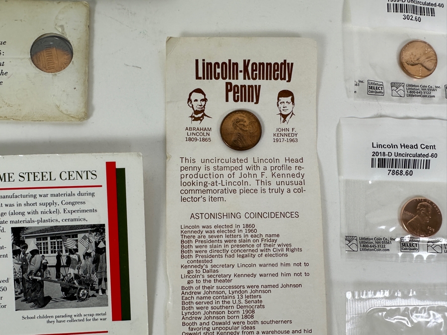 Nickel & Penny Sets, Proofs & Uncirculated Rolls (37 Pieces) [Photo 34]