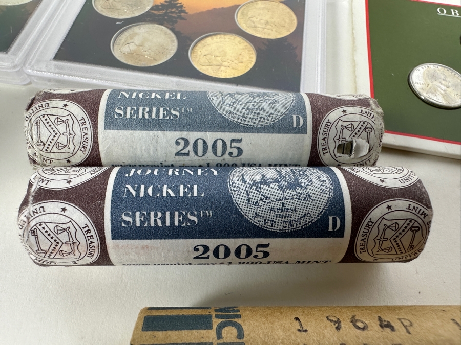 Nickel & Penny Sets, Proofs & Uncirculated Rolls (37 Pieces) [Photo 12]
