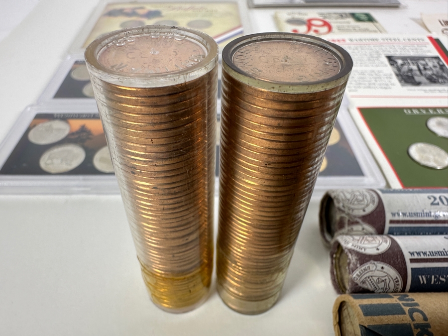 Nickel & Penny Sets, Proofs & Uncirculated Rolls (37 Pieces) [Photo 8]