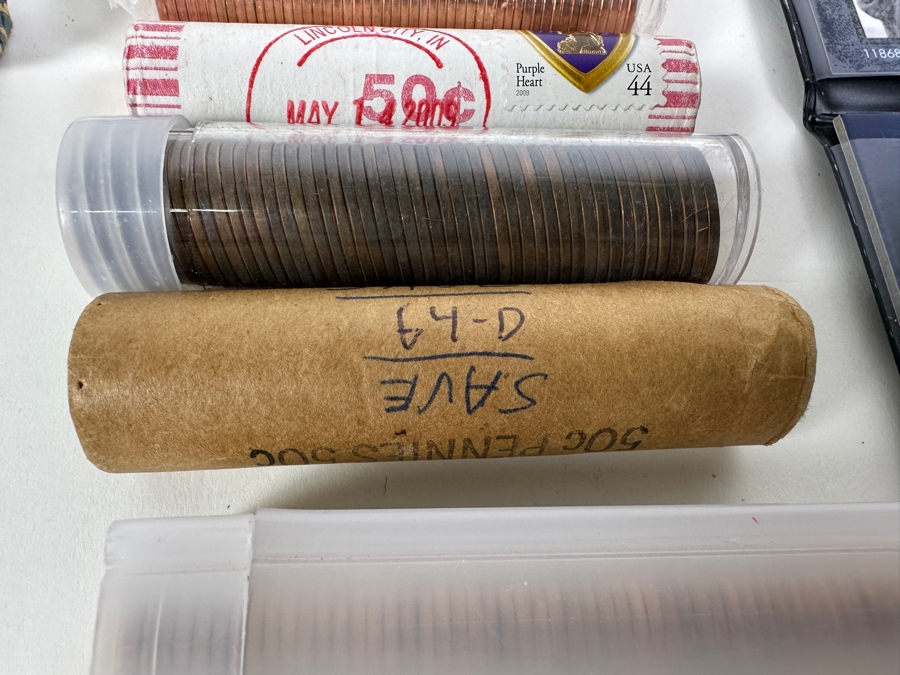 Nickel & Penny Sets, Proofs & Uncirculated Rolls (37 Pieces) [Photo 16]