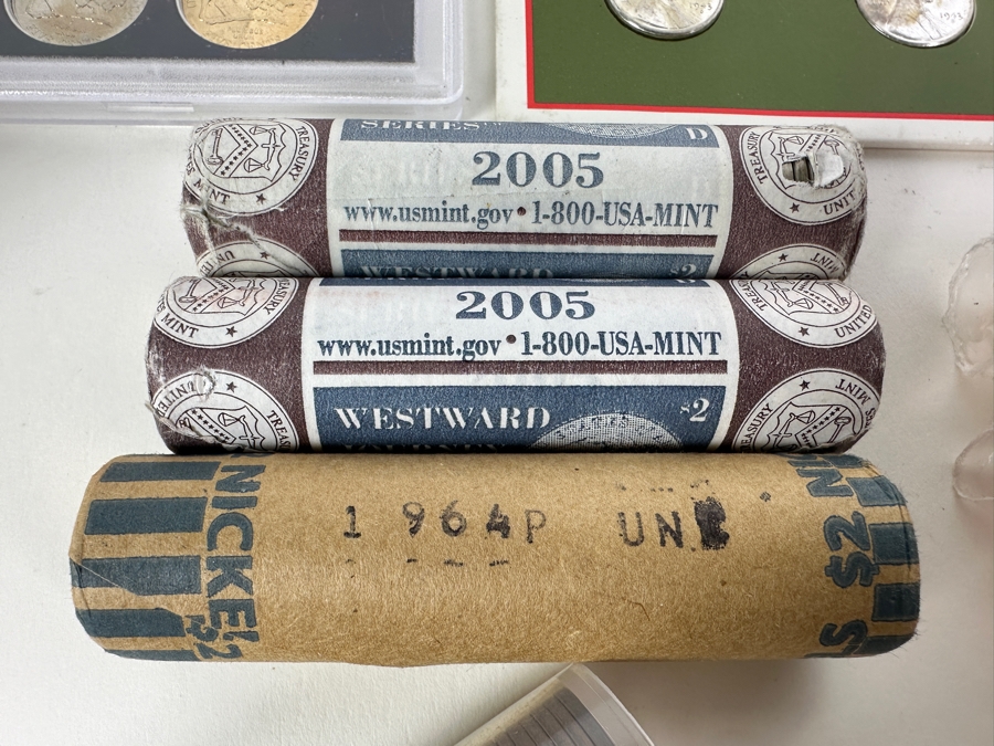 Nickel & Penny Sets, Proofs & Uncirculated Rolls (37 Pieces) [Photo 11]