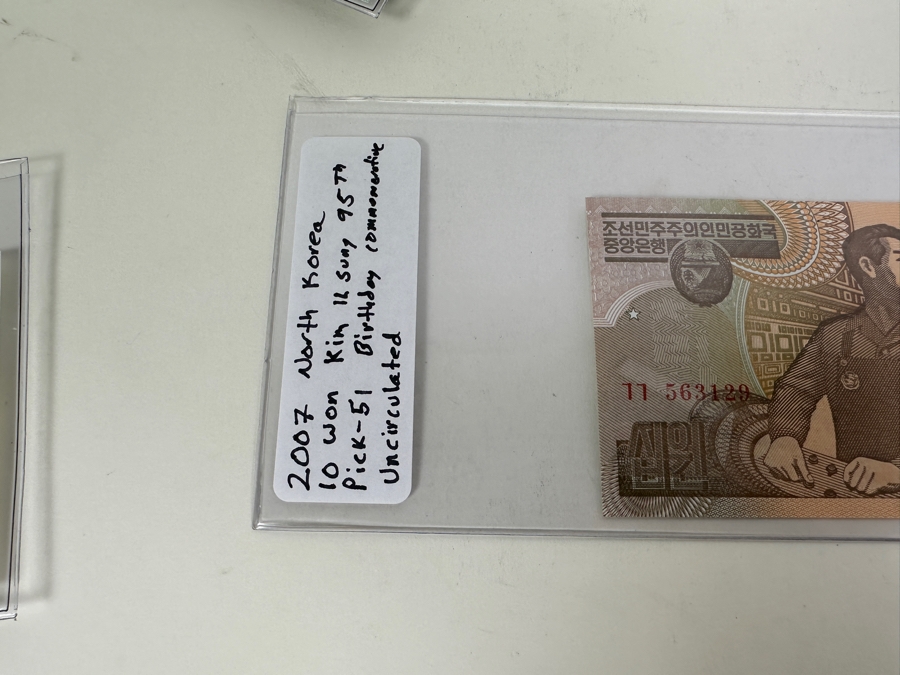 High Grade Collection Of 30 North Korean Notes Many Professionally Graded [Photo 25]
