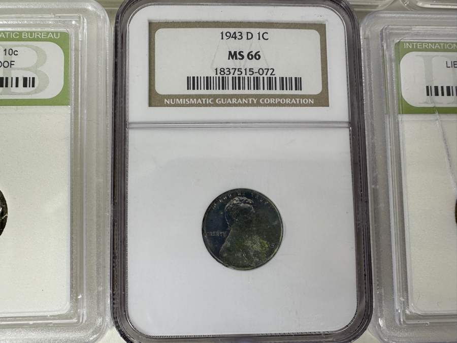 NGC Box With 17 Assorted Vintage, Proof & Silver Slabs [Photo 3]