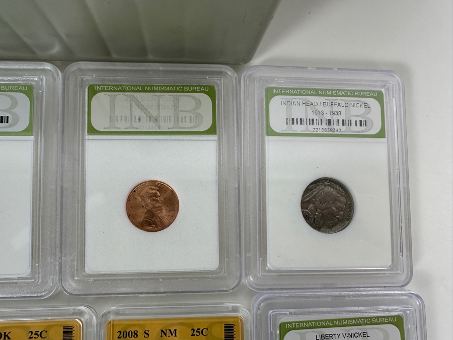 NGC Box With 17 Assorted Vintage, Proof & Silver Slabs [Photo 7]