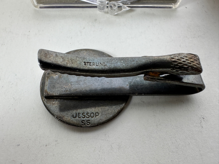 San Diego 200th Anniversary Lot (1769-1969): Sterling Silver Spoon, Sterling Silver Tie Clip & Tokens [Photo 9]