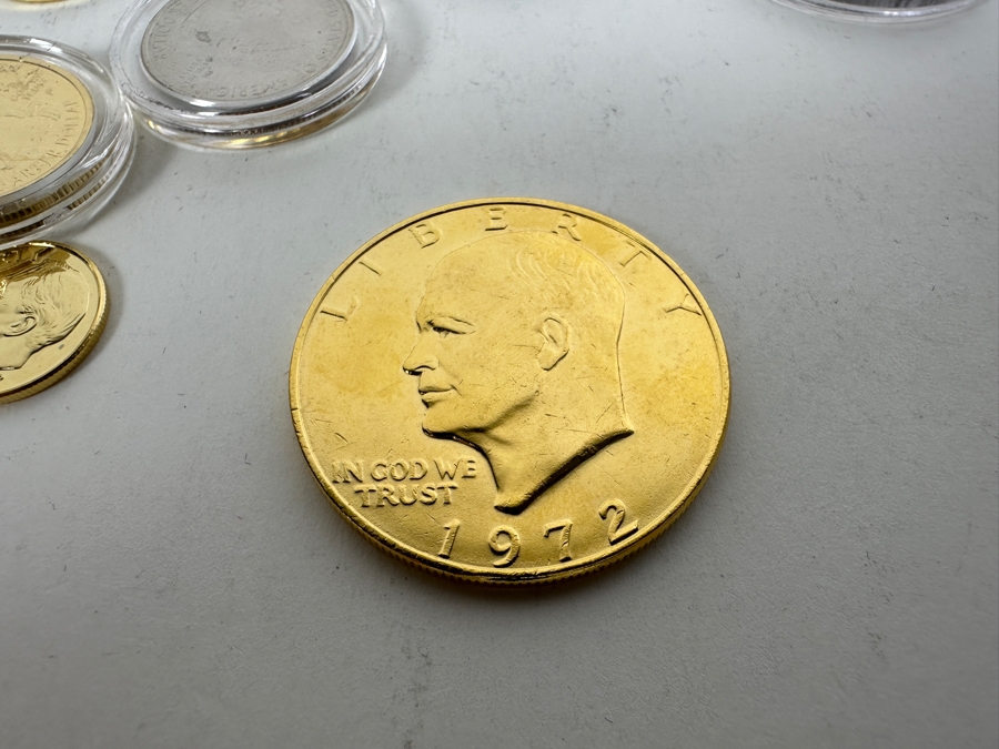 Over $50 In Face Value 24k Gold Plated, Hologram Or Painted U.S. Coins [Photo 13]