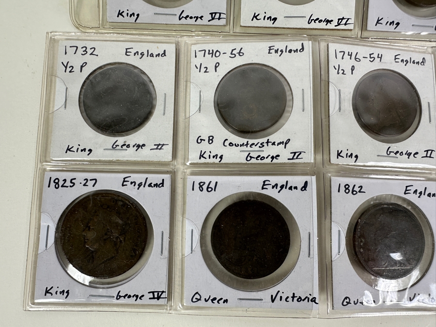 Over 11 Pounds Of British Commonwealth Large Pennies: England, Australia, New Zealand, South Africa, Hong Kong, Ireland, East Africa. 1825 To 1967 11.59 Troy Pound [Photo 14]