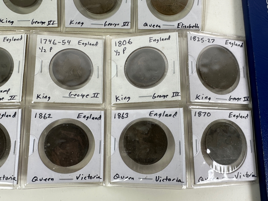 Over 11 Pounds Of British Commonwealth Large Pennies: England, Australia, New Zealand, South Africa, Hong Kong, Ireland, East Africa. 1825 To 1967 11.59 Troy Pound [Photo 15]