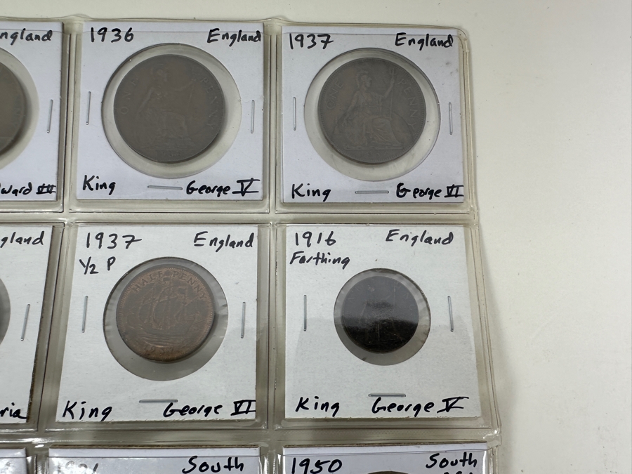 Over 11 Pounds Of British Commonwealth Large Pennies: England, Australia, New Zealand, South Africa, Hong Kong, Ireland, East Africa. 1825 To 1967 11.59 Troy Pound [Photo 11]