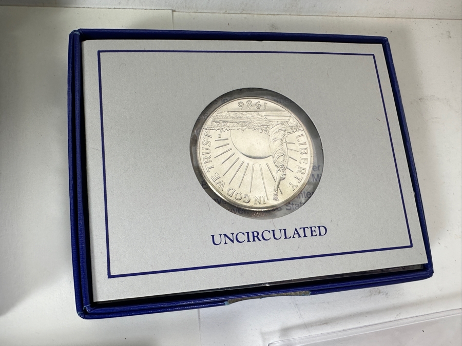 Box Of 34 U.S. Mint Proof Sets, Mint Sets, Commemoratives, Proof Silver Eisenhower Silver Dollar & More [Photo 20]