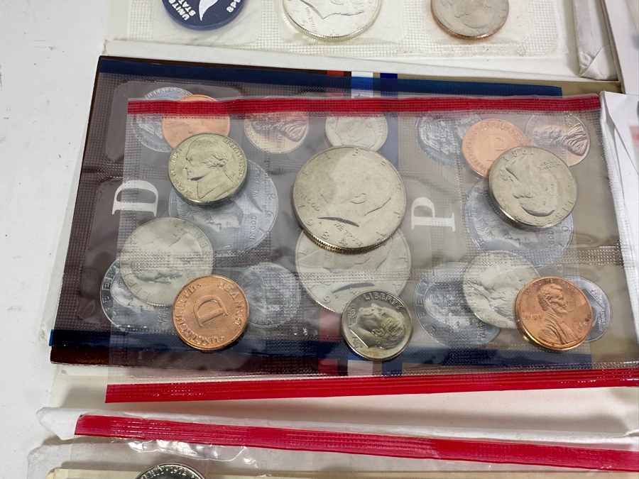 Box Of 34 U.S. Mint Proof Sets, Mint Sets, Commemoratives, Proof Silver Eisenhower Silver Dollar & More [Photo 3]