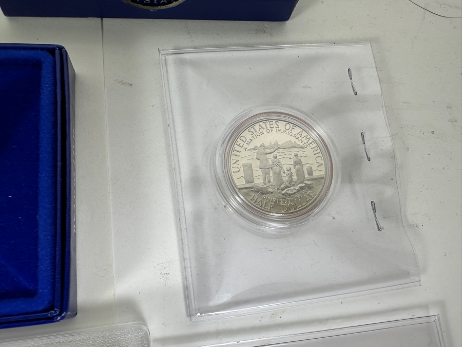 Box Of 34 U.S. Mint Proof Sets, Mint Sets, Commemoratives, Proof Silver Eisenhower Silver Dollar & More [Photo 22]