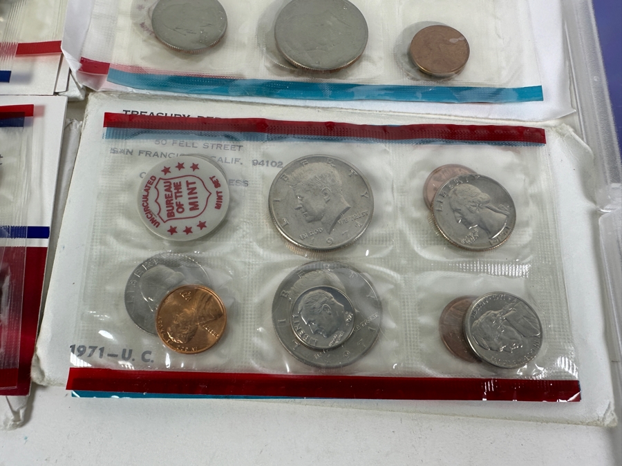Box Of 34 U.S. Mint Proof Sets, Mint Sets, Commemoratives, Proof Silver Eisenhower Silver Dollar & More [Photo 8]