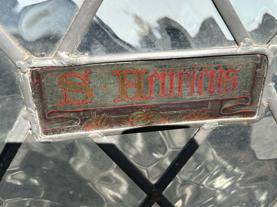 Antique Stained Glass Victorian Ecclesiastical Church Glass Panel 42W X 67.5H X 1.5D [Photo 9]