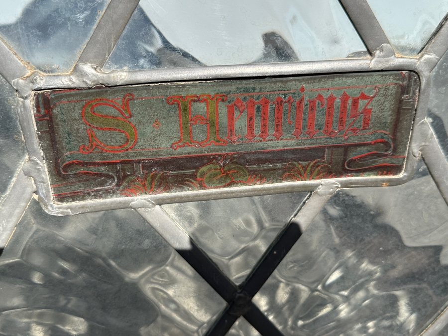 Antique Stained Glass Victorian Ecclesiastical Church Glass Panel 42W X 67.5H X 1.5D [Photo 10]