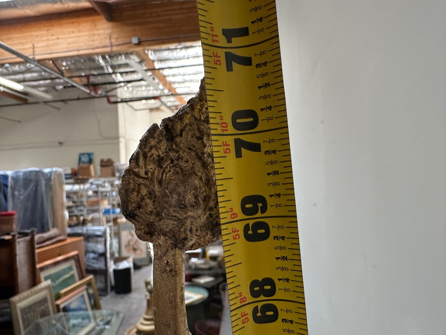 Large Gilt Bronze Sculpture Statue Of Prince Rama Archer From Thailand (Chair Shown For Size Comparison) 39W X 11D X 71H [Photo 21]