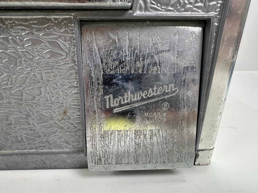 Pair Of Vintage Northwestern Capsule Vendor Toy Vending Machine (Top Locks Have Been Drilled Out - Needs New Locks On Both And New Center Rod On One) 10W X 14D X 25H [Photo 7]