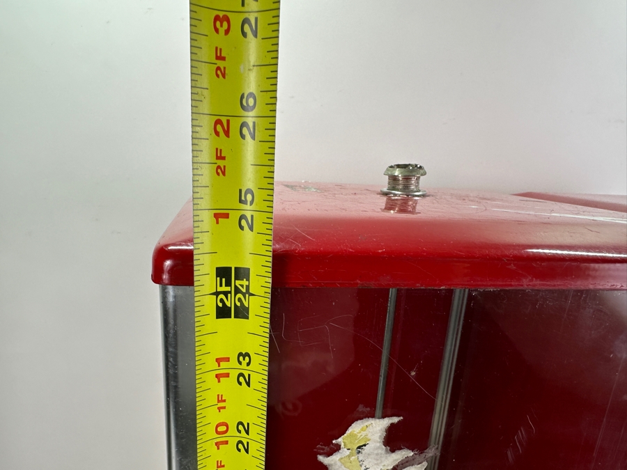 Pair Of Vintage Northwestern Capsule Vendor Toy Vending Machine (Top Locks Have Been Drilled Out - Needs New Locks On Both And New Center Rod On One) 10W X 14D X 25H [Photo 12]