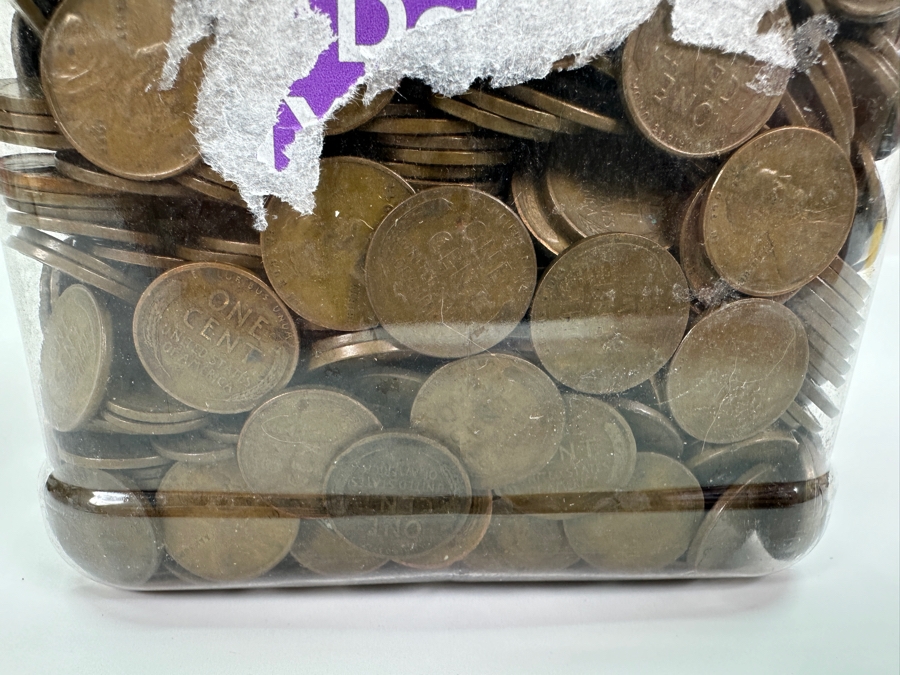 Over 20 Pounds Of Wheat Pennies 7,519g [Photo 17]