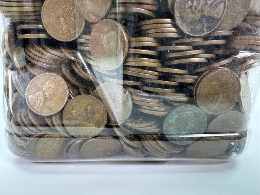 Over 20 Pounds Of Wheat Pennies 7,519g [Photo 10]