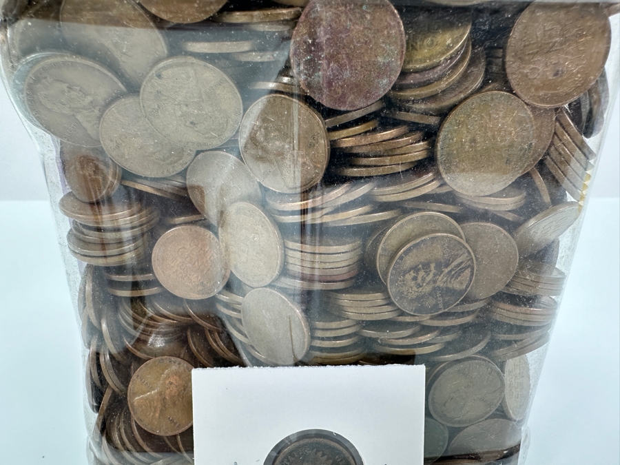 Over 20 Pounds Of Wheat Pennies 7,519g [Photo 7]