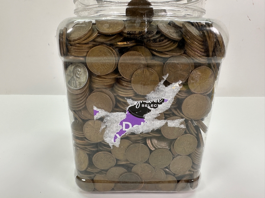 Over 20 Pounds Of Wheat Pennies 7,519g [Photo 15]