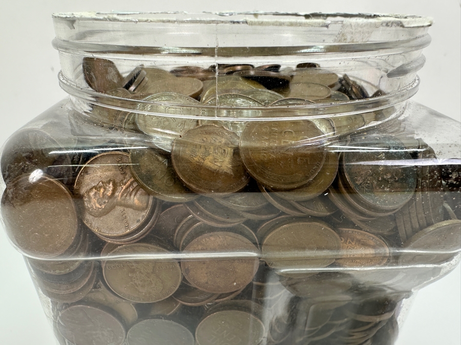 Over 20 Pounds Of Wheat Pennies 7,519g [Photo 14]