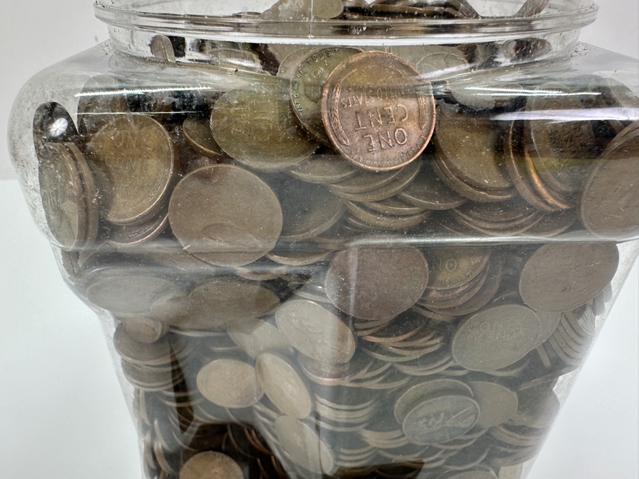 Over 20 Pounds Of Wheat Pennies 7,519g [Photo 6]