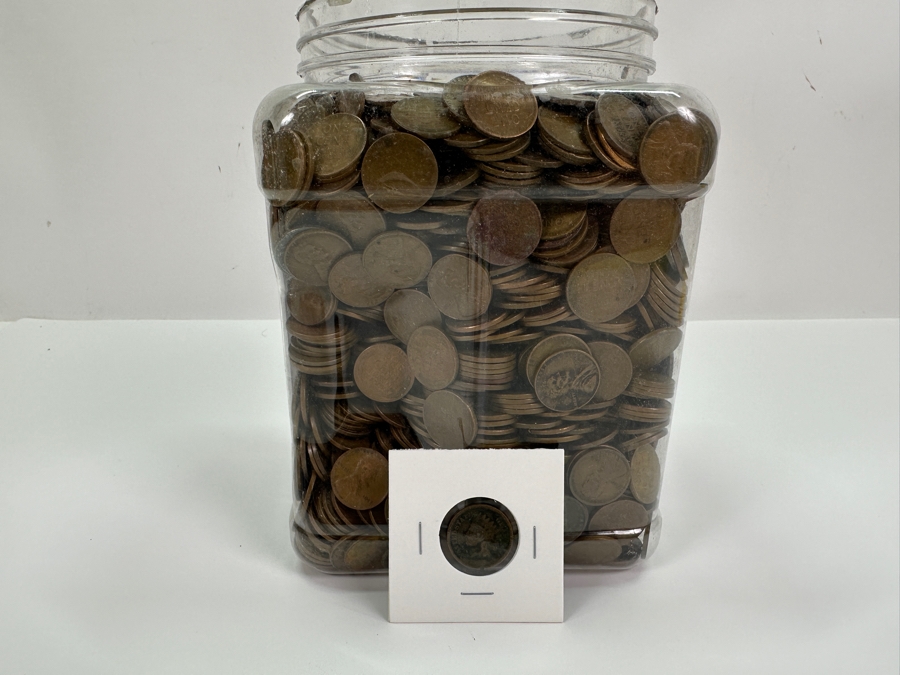Over 20 Pounds Of Wheat Pennies 7,519g [Photo 2]