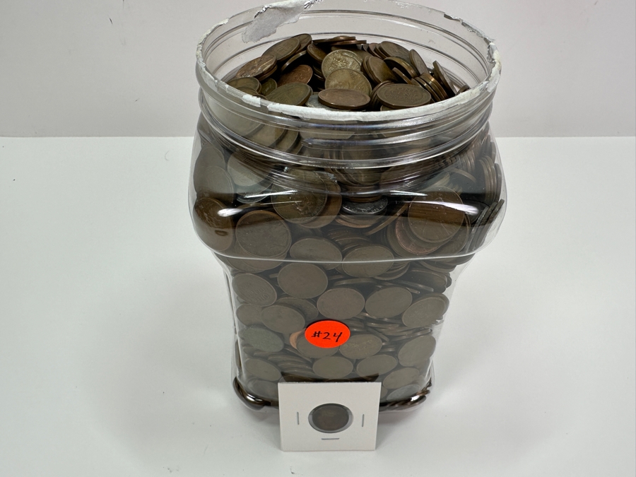 Over 22 Pounds Of Wheat Pennies 8,350g [Photo 2]